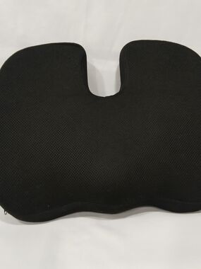 Viteps Ergonomic Seat Cushion Black Memory Foam Chair Pillow U-Shaped 2.25"